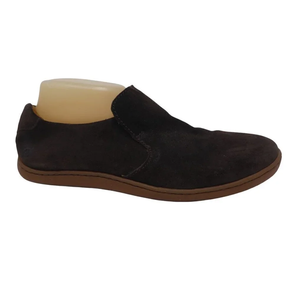 Born Galen‎ Loafers Shoes Mens 8 Brown Suede Slip On Comfort